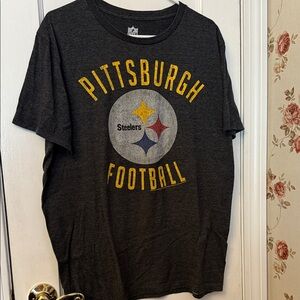 🏈 NFL Steelers Charcoal Gray Apparel Shirt Sz XL